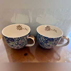 Lilly Pulitzer Set Of Two Mugs